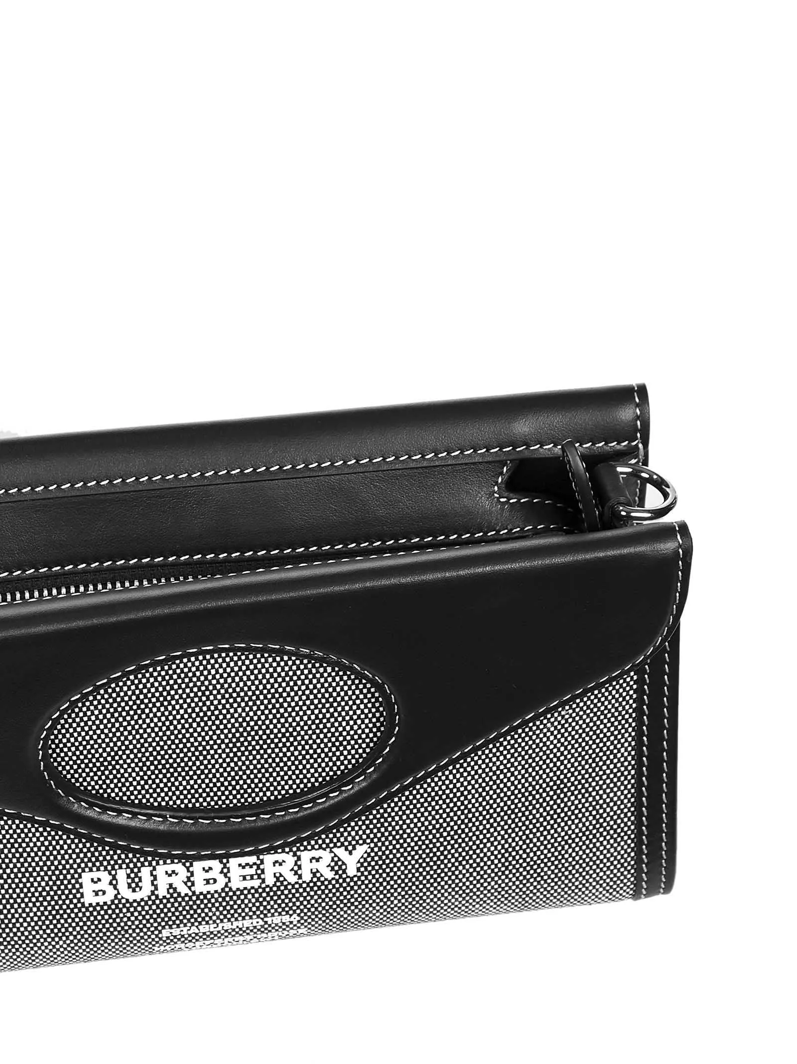 Burberry Logo Detailed Panelled Shoulder Bag