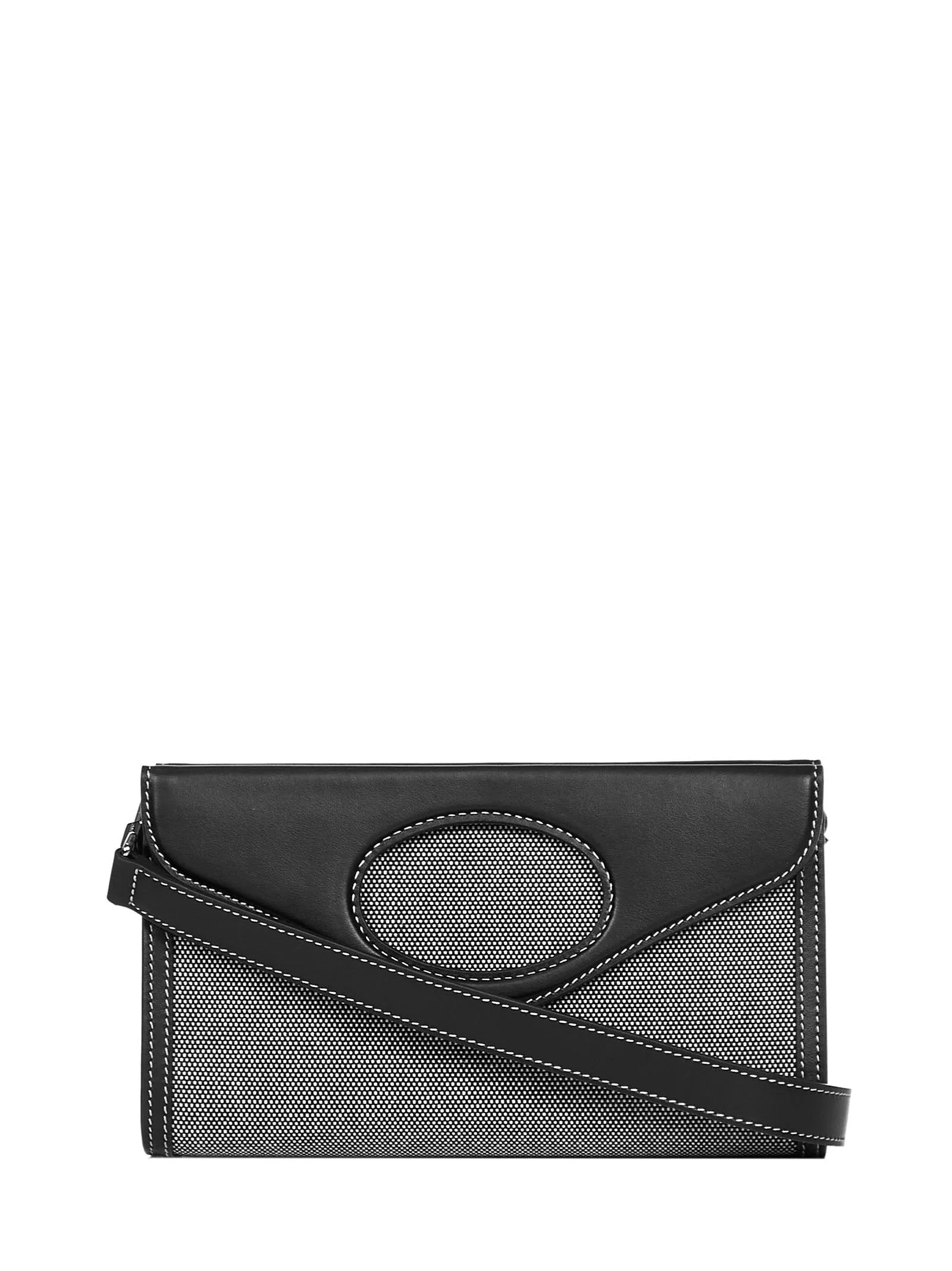 Burberry Logo Detailed Panelled Shoulder Bag