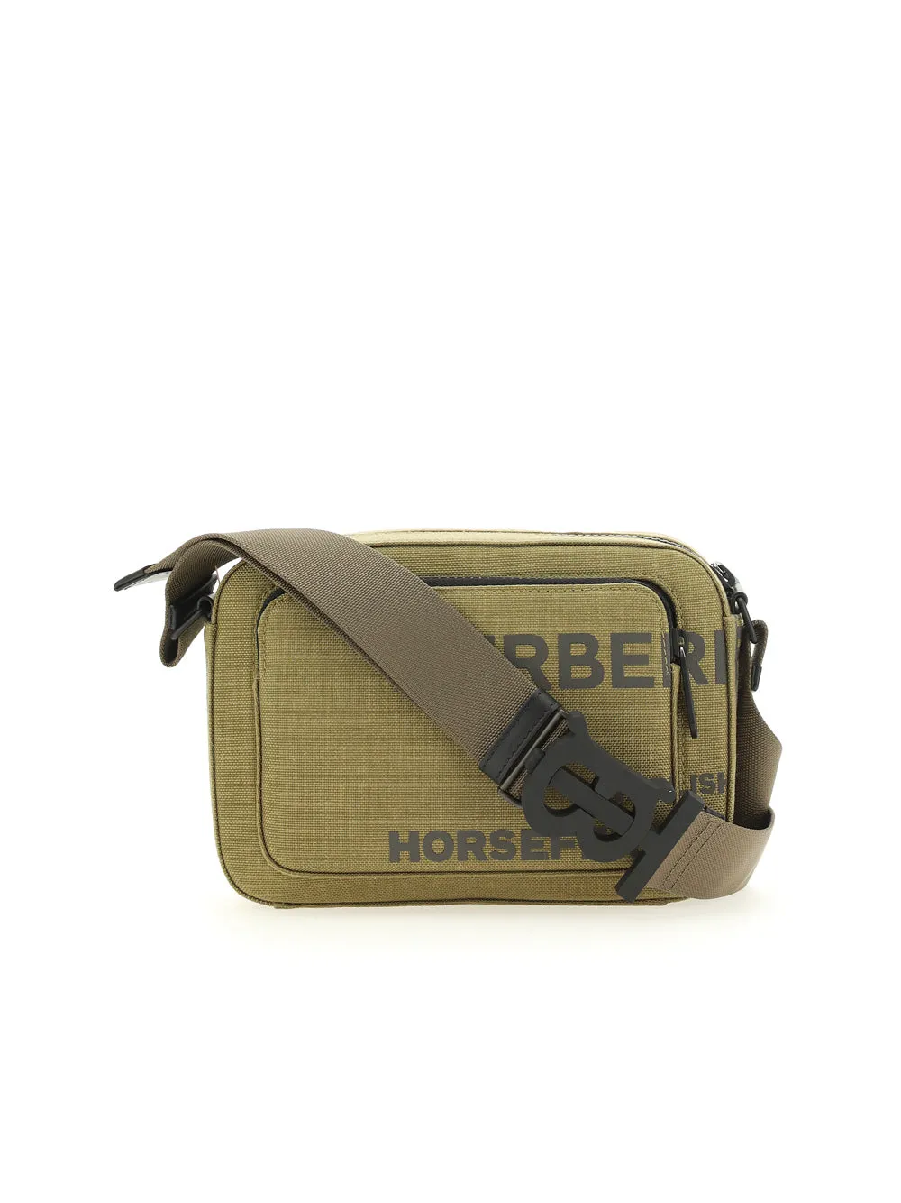Burberry Logo Printed Messenger Bag