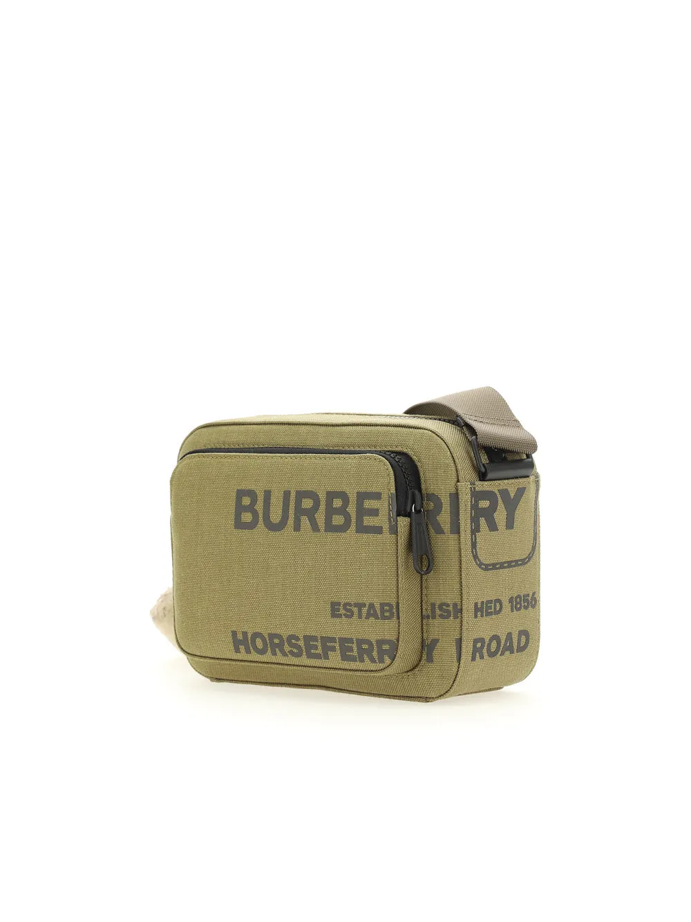 Burberry Logo Printed Messenger Bag