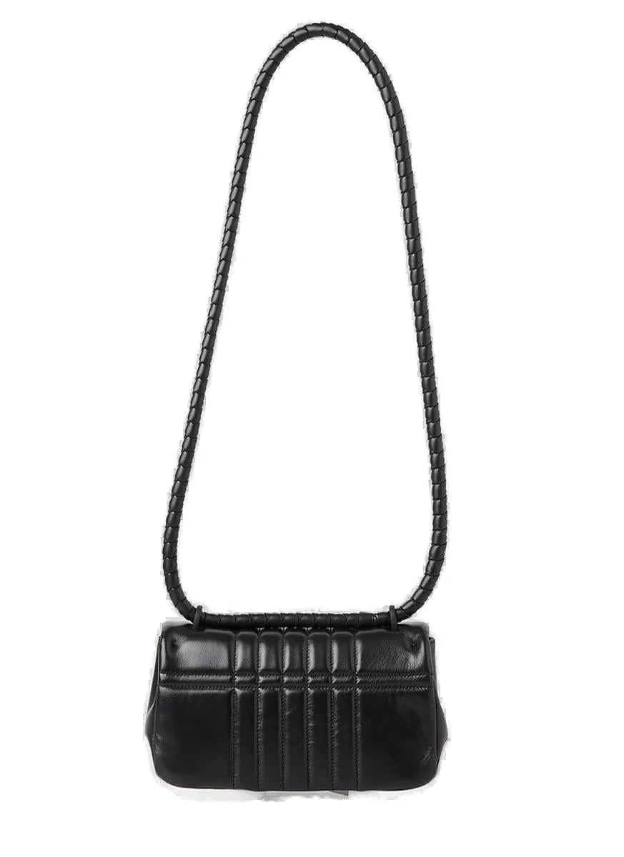 Burberry Lola Logo Plaque Quilted Shoulder Bag
