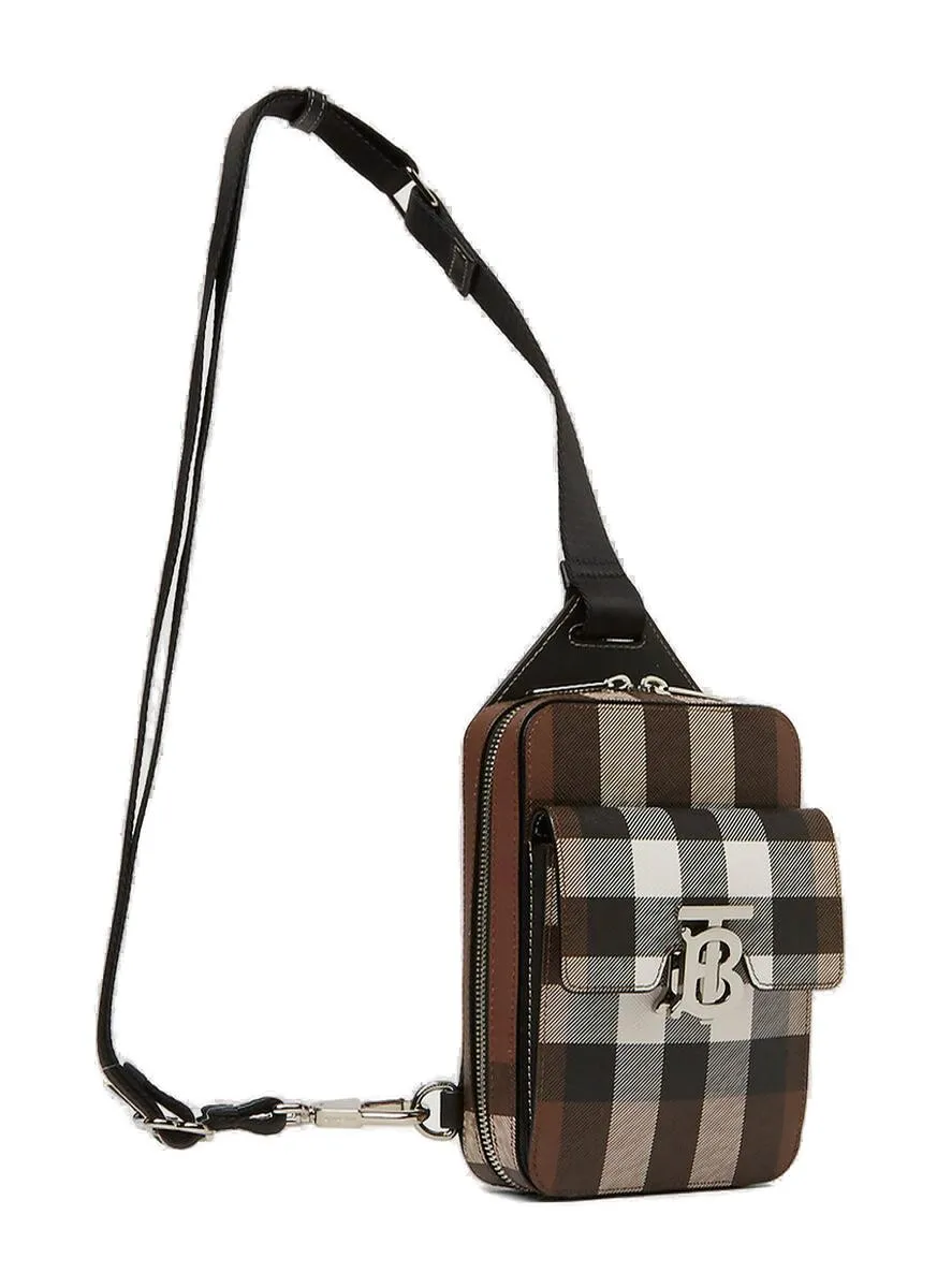 Burberry Monogram Motif Check Crossbody Bag