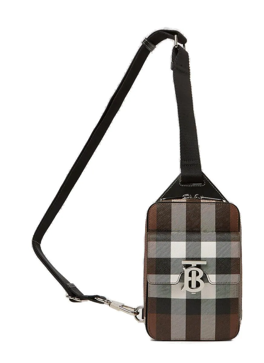 Burberry Monogram Motif Check Crossbody Bag