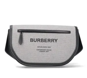 Burberry Olympia Logo Printed Zipped Belt Bag