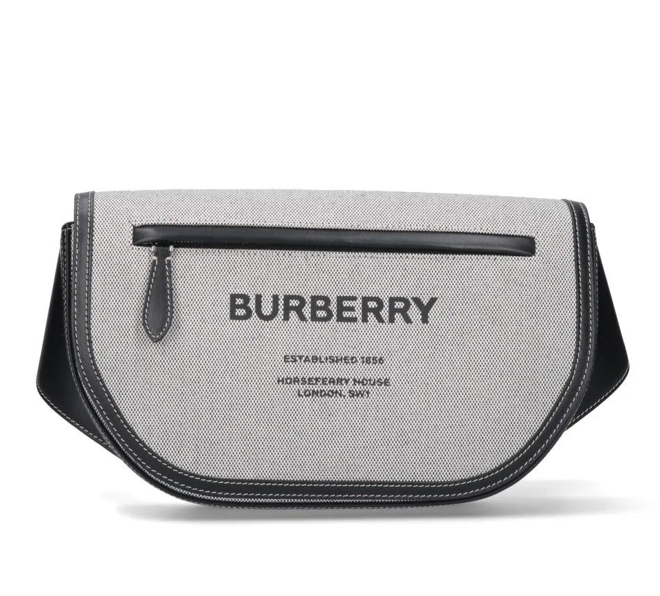 Burberry Olympia Logo Printed Zipped Belt Bag