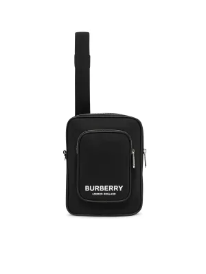 BurberryKieran Logo Print Shoulder Bag