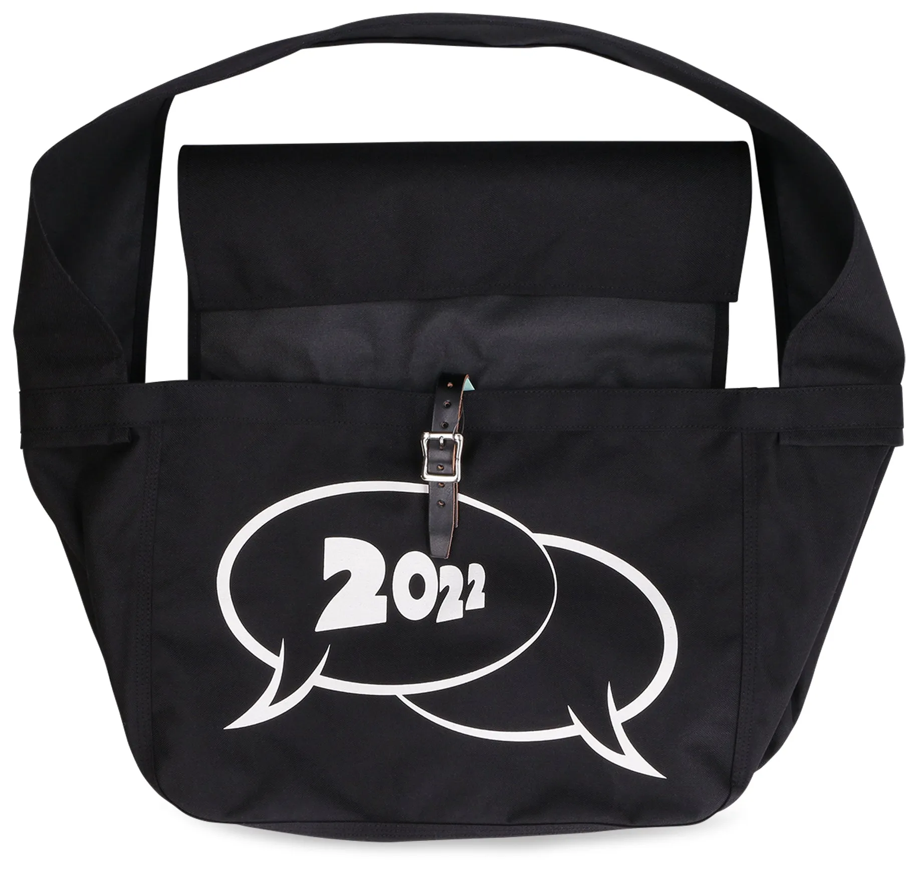 Comme des Garons Shirt Graphic Printed Zipped Tote Bag