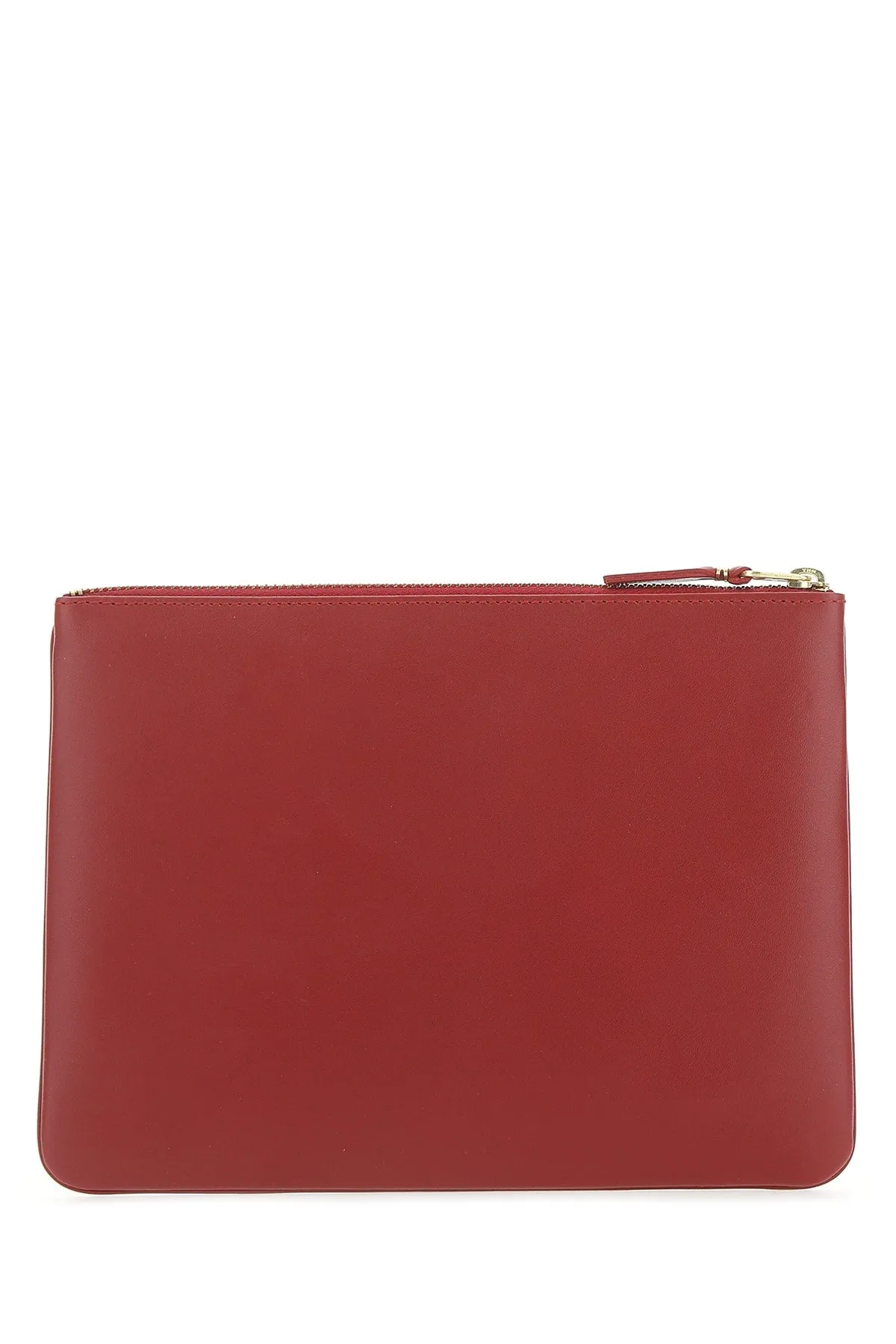 Comme des Garons Wallet Logo Print Clutch Bag