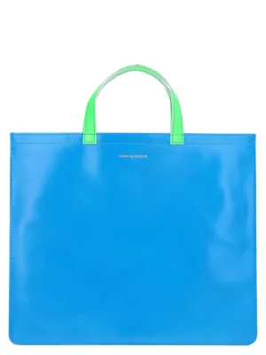 Comme Des Garons Wallet Logo Tote Bag
