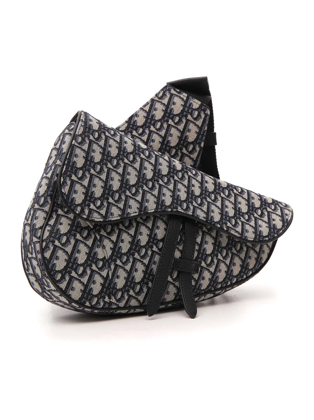 Dior Homme Saddle Oblique Jacquard Shoulder Bag