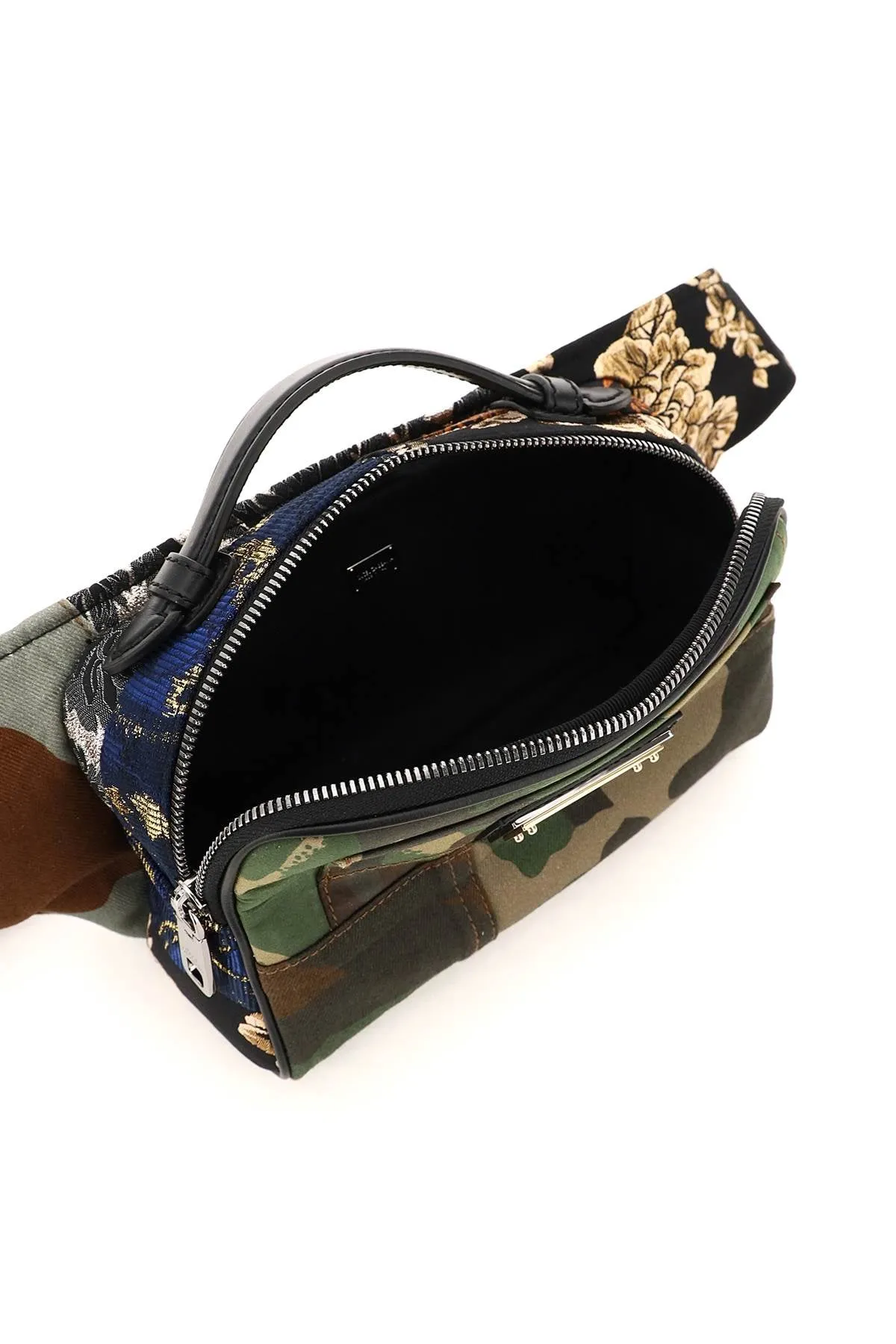 Dolce & Gabbana Camouflage Patchwork Belt Bag