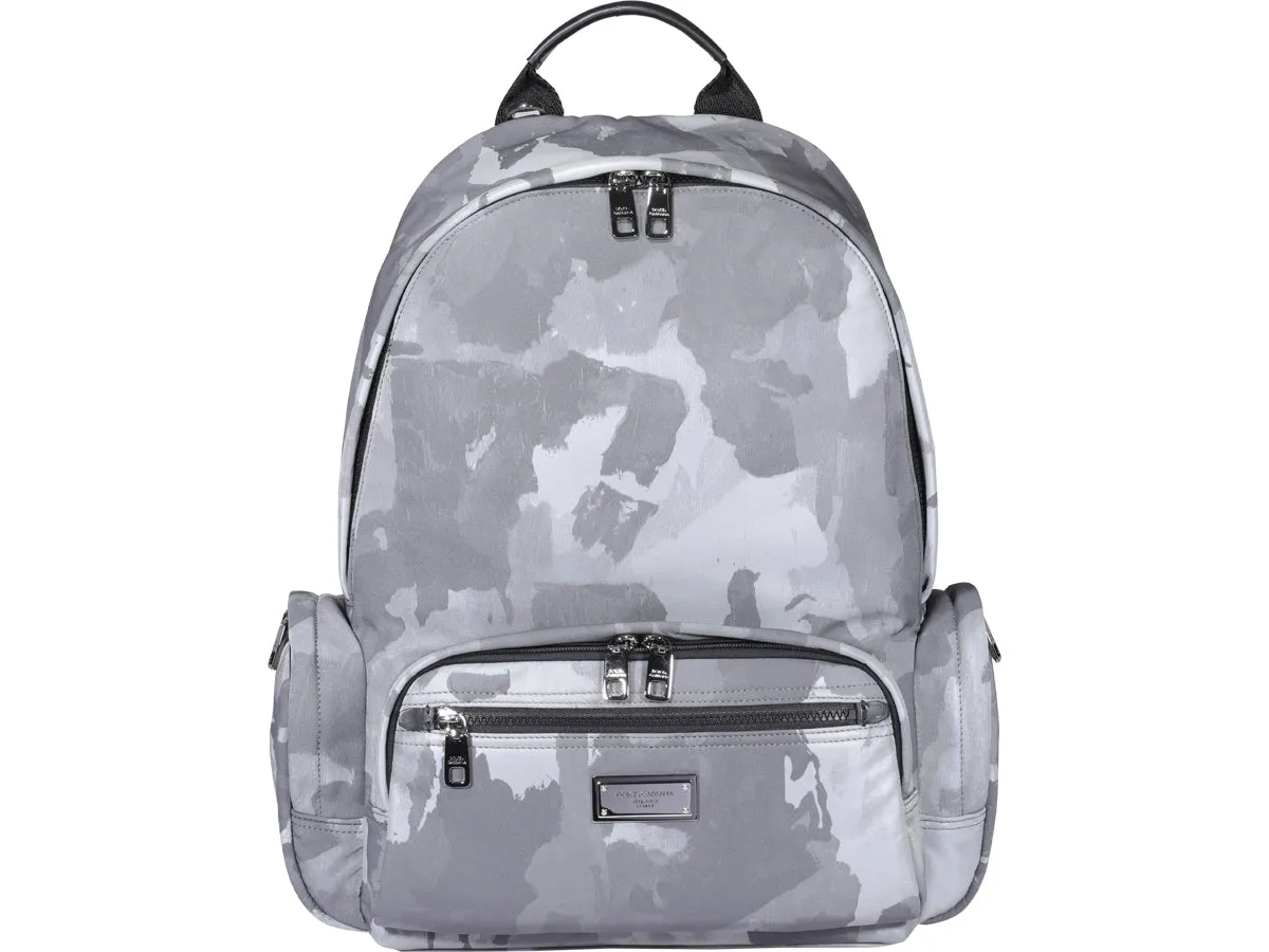 Dolce & Gabbana Camouflage Print Backpack