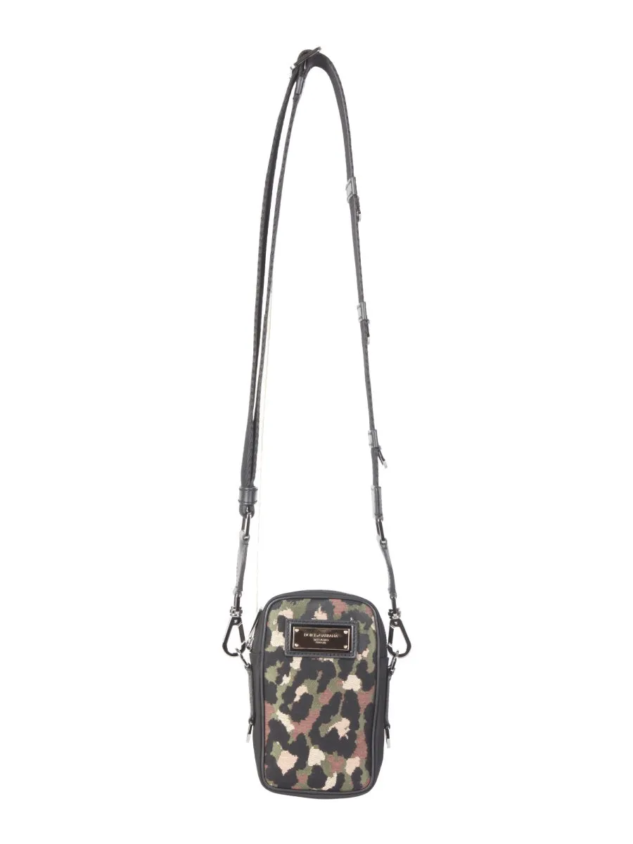 Dolce & Gabbana Camouflage Print Mini Shoulder Bag
