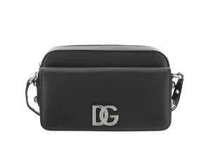 Dolce & Gabbana DG Logo Plaque Strapped Shoulder Bag