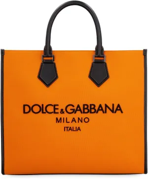 Dolce & Gabbana Embroidered Logo Tote Bag