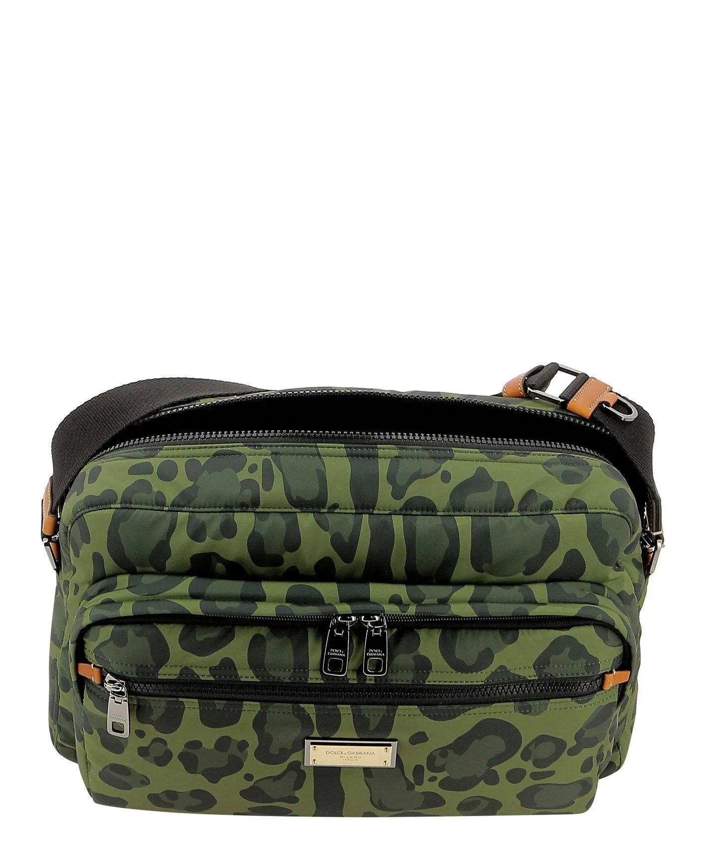 Dolce & Gabbana Leopard Printed Messenger Bag