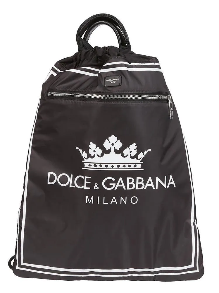 Dolce & Gabbana Logo Drawstring Backpack