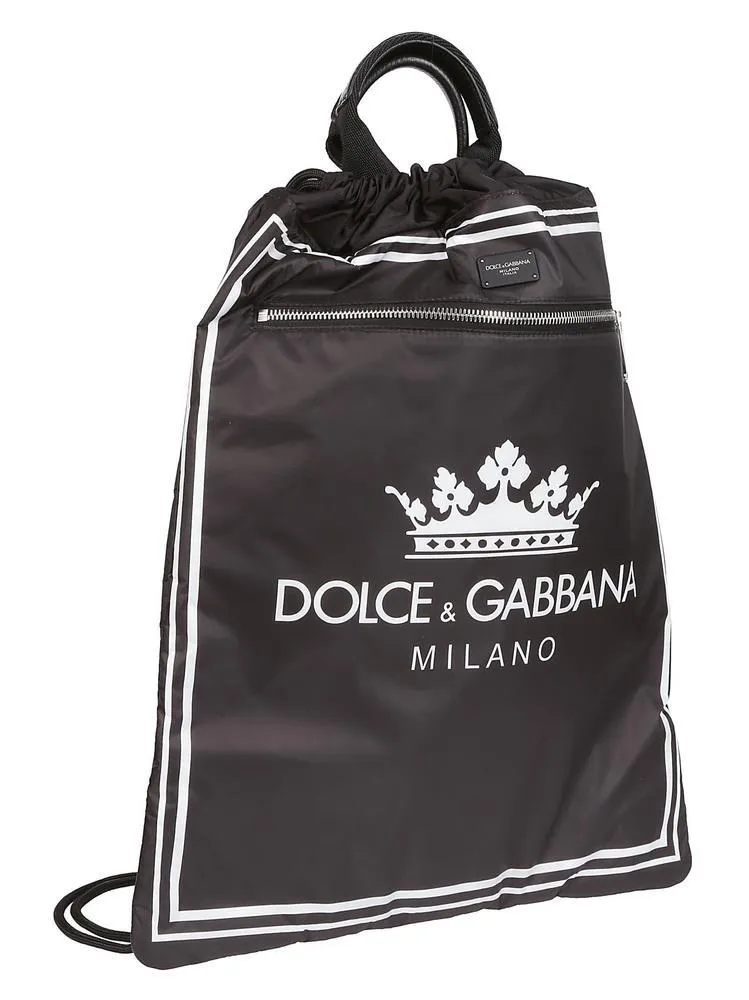 Dolce & Gabbana Logo Drawstring Backpack