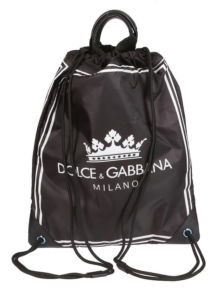 Dolce & Gabbana Logo Drawstring Backpack