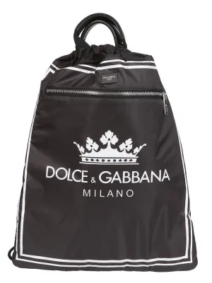 Dolce & Gabbana Logo Drawstring Backpack