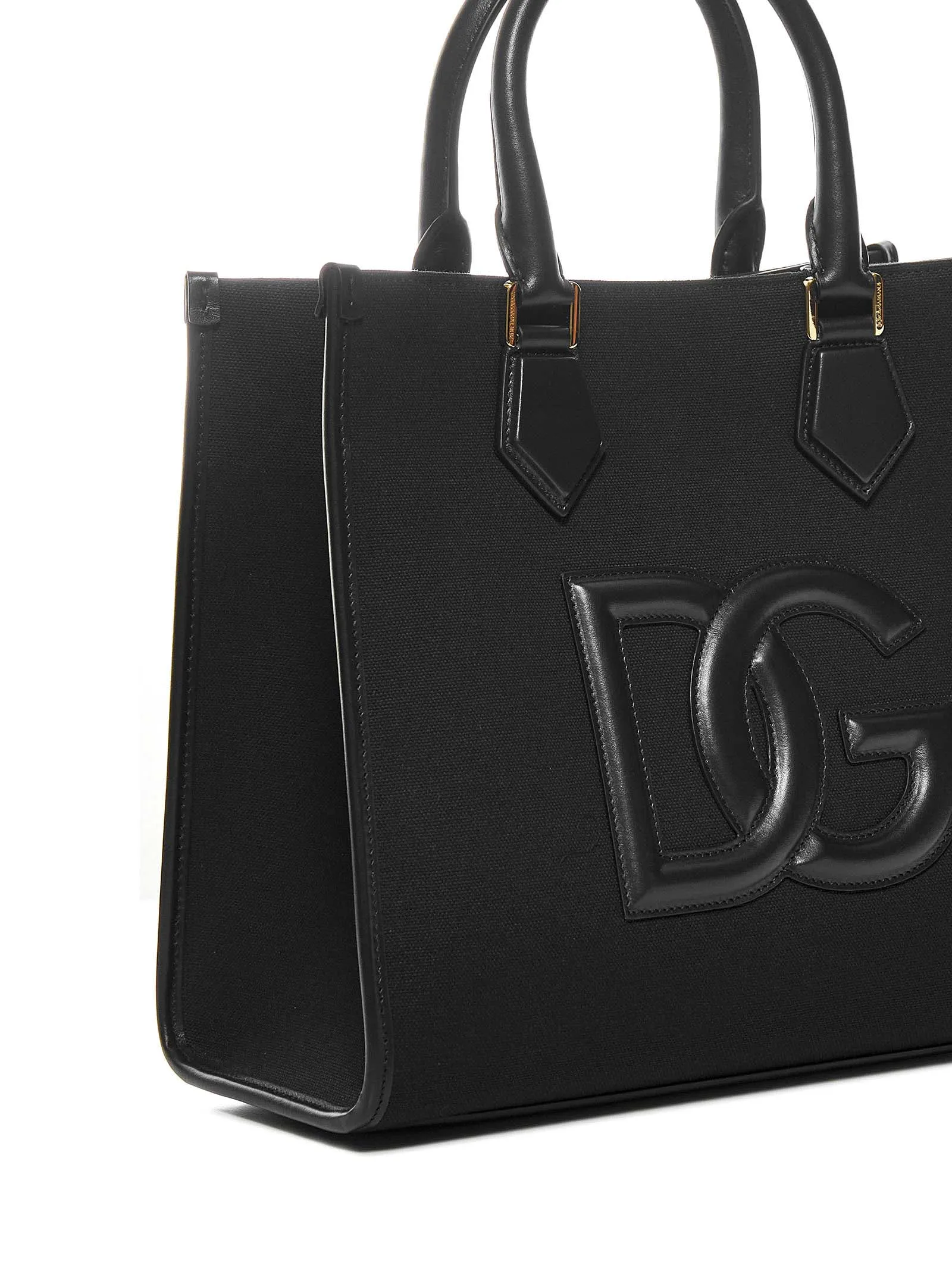 Dolce & Gabbana Logo-Patch Strapped Tote Bag