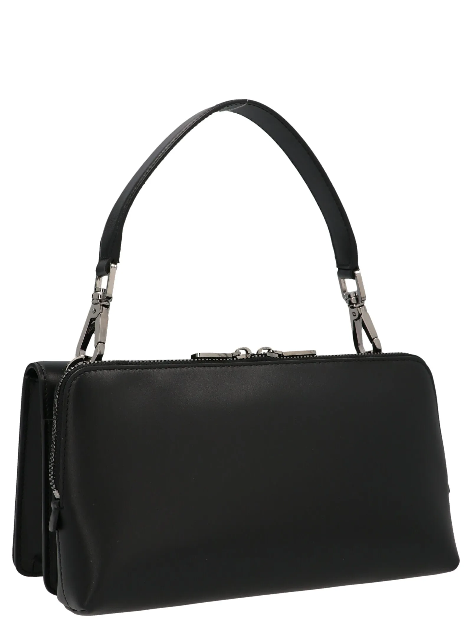 Dolce & Gabbana Logo Plaque Foldover Shoulder Bag