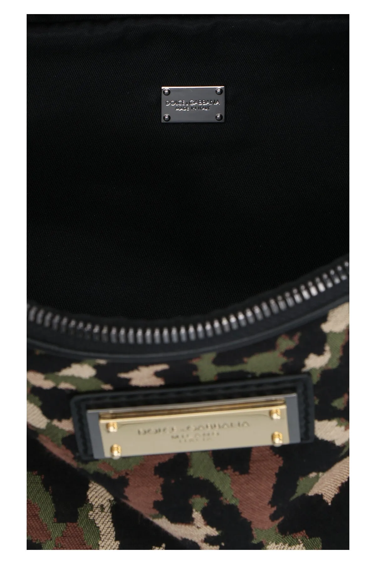 Dolce & Gabbana Logo Plaque Printed Belt Bag