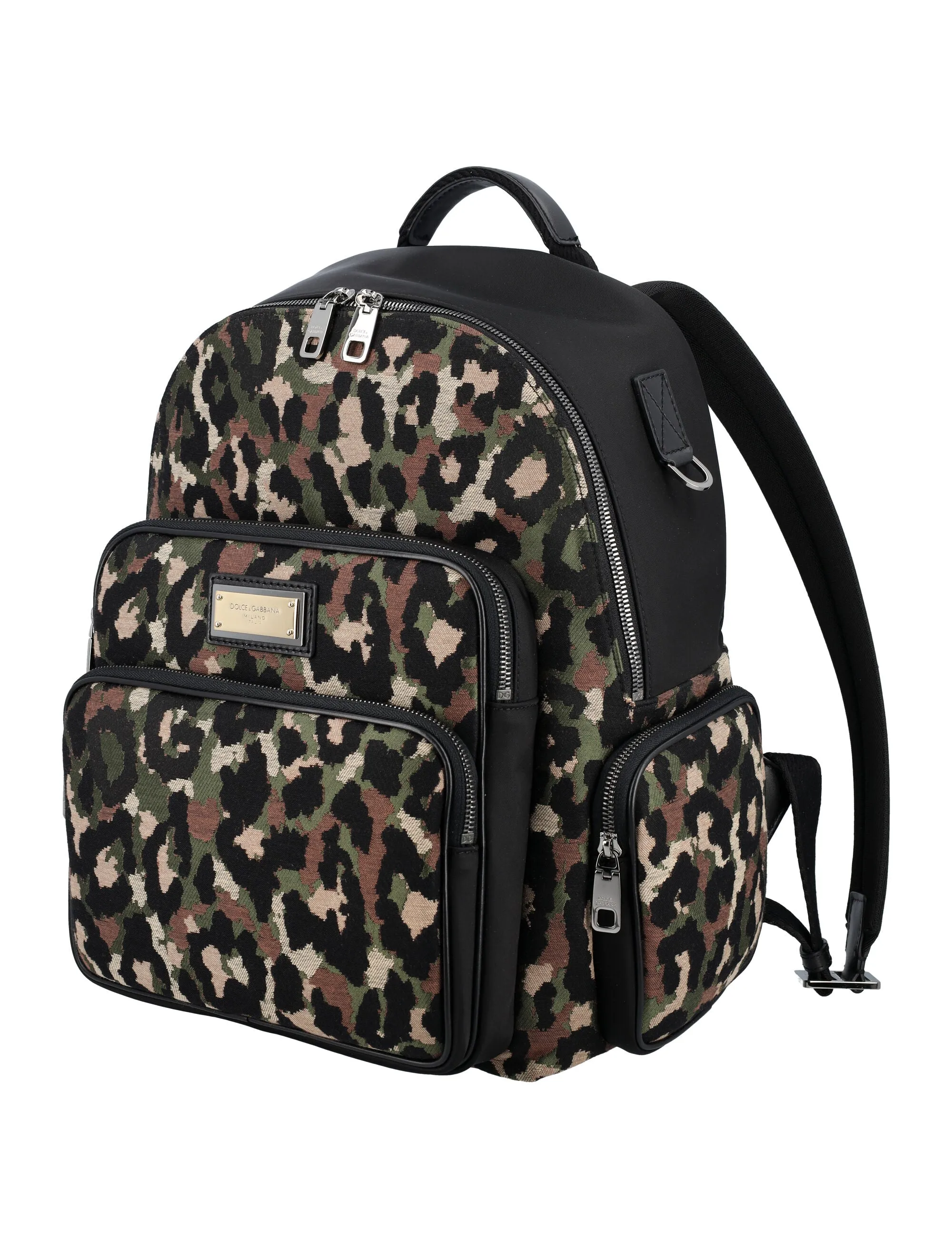 Dolce & Gabbana Printed Zipped Backpack