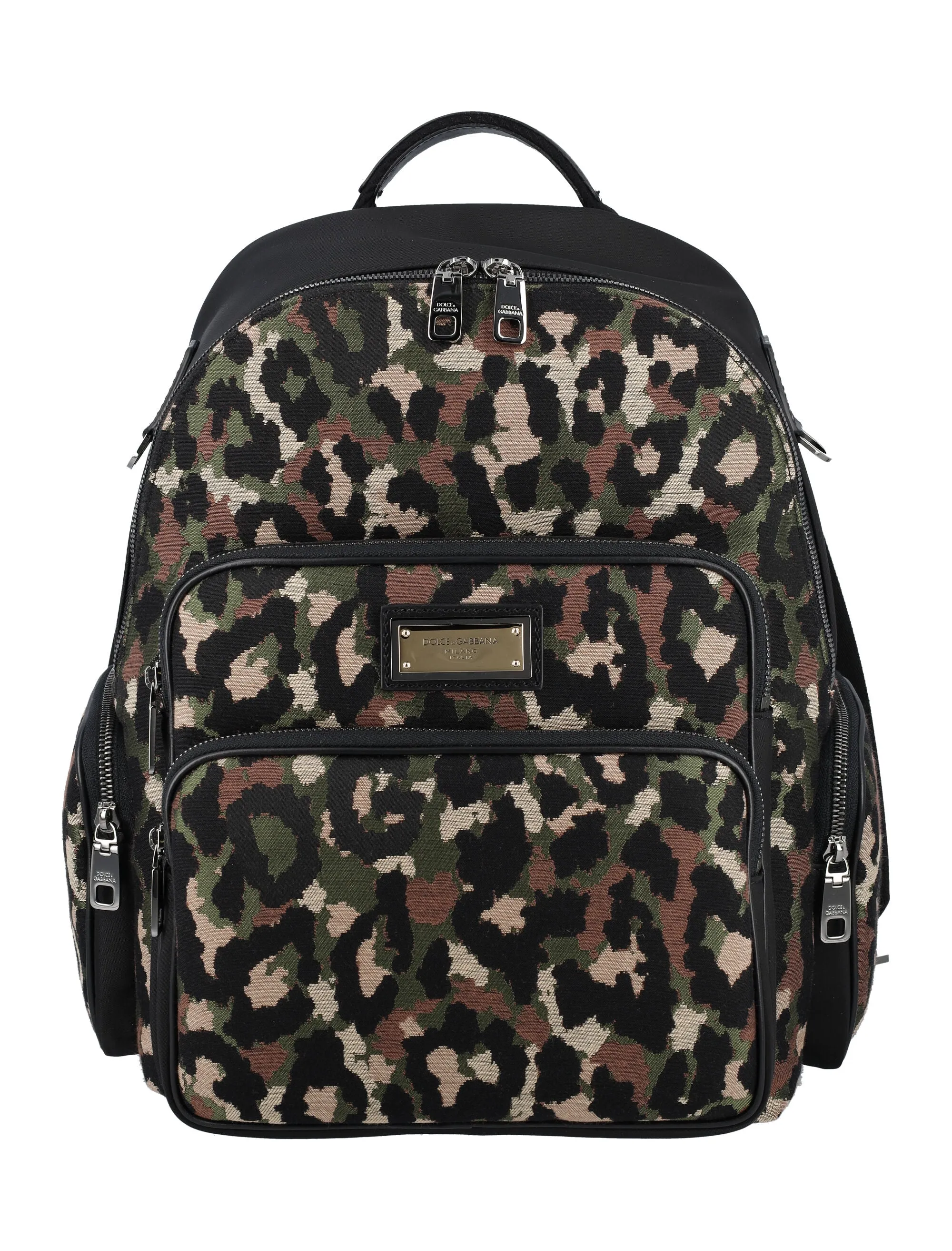 Dolce & Gabbana Printed Zipped Backpack