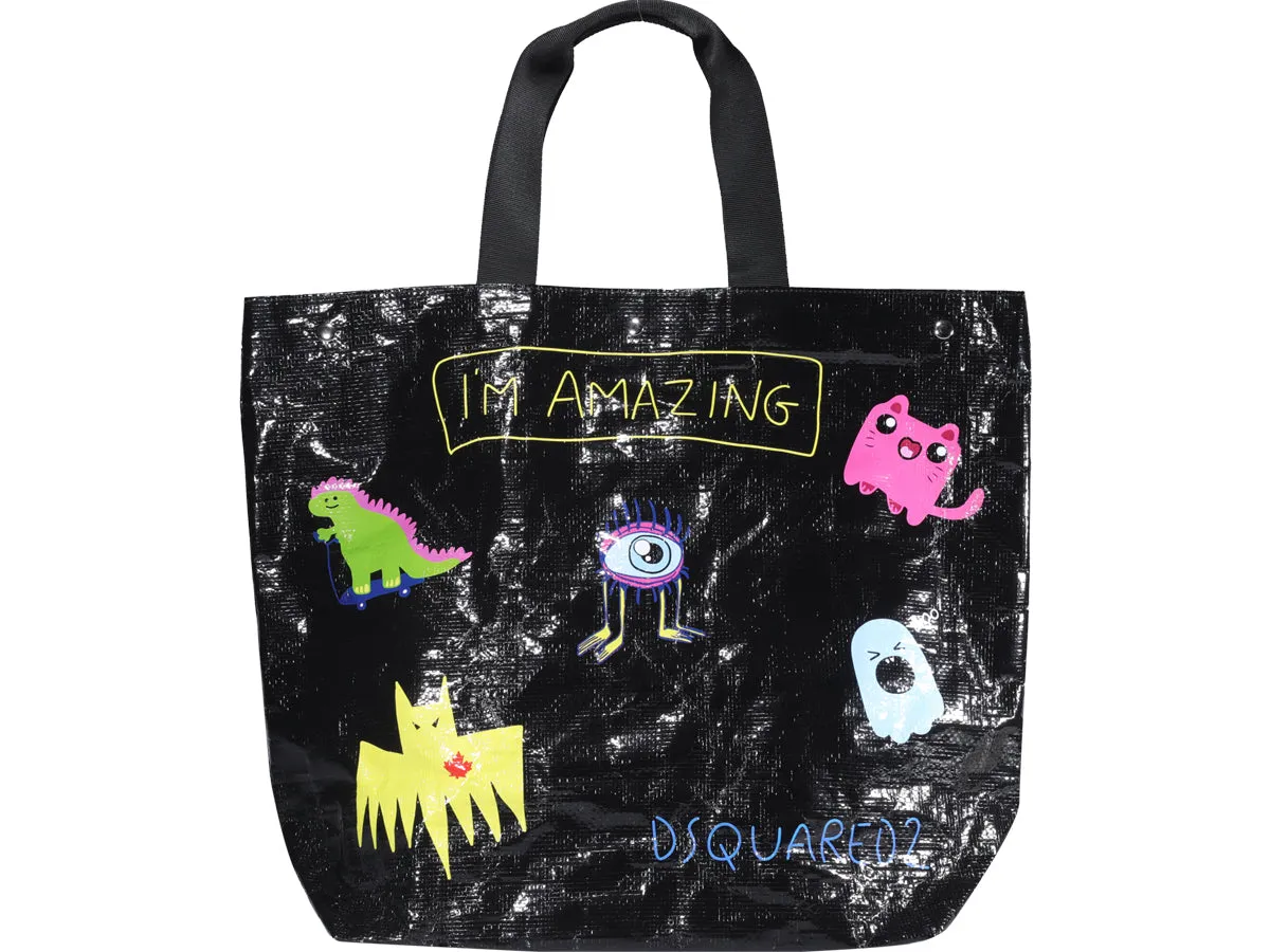 Dsquared2 Graphic Printed Tote Bag