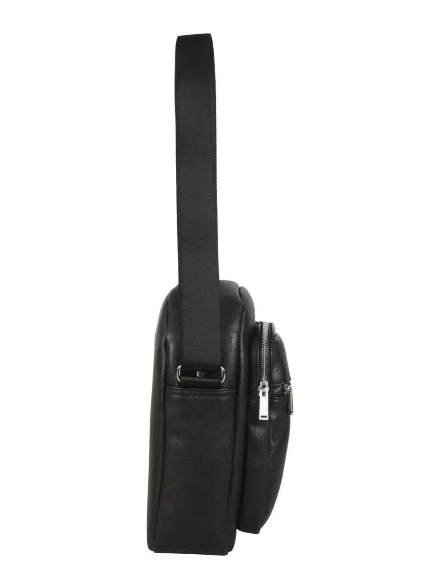 Dsquared2 Logo Printed Zipped Shoulder Bag