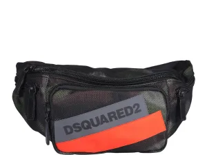 Dsquared2 Mesh Detailed Zipped Belt Bag