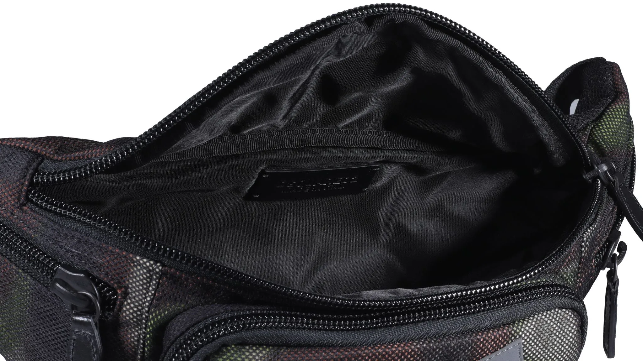 Dsquared2 Mesh Detailed Zipped Belt Bag