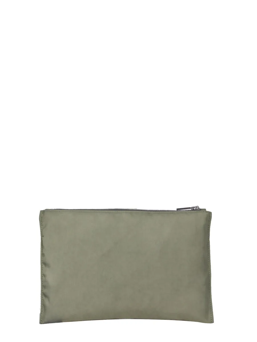 Dsquared2 Slogan Print Zipped Clutch Bag