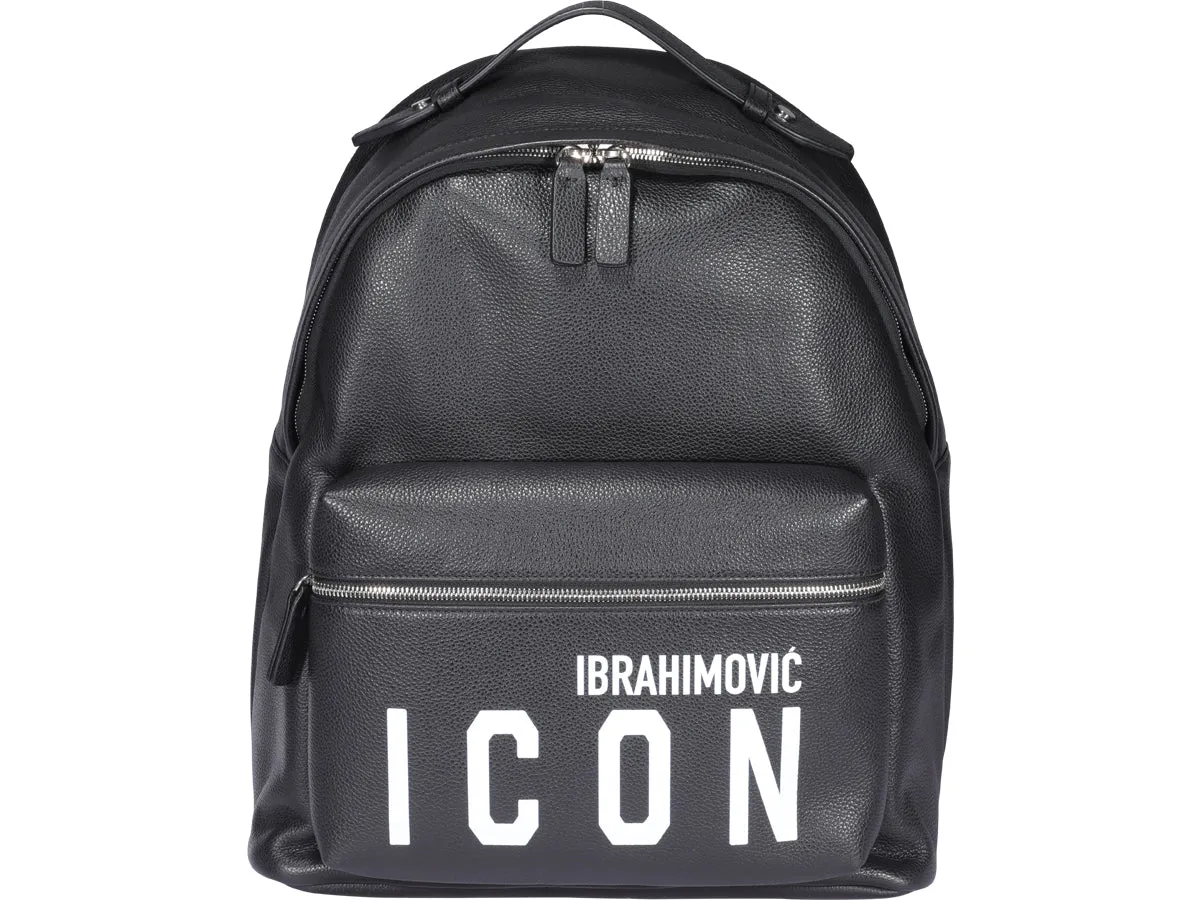 Dsquared2 x Ibrahimovi Icon Logo Print Backpack