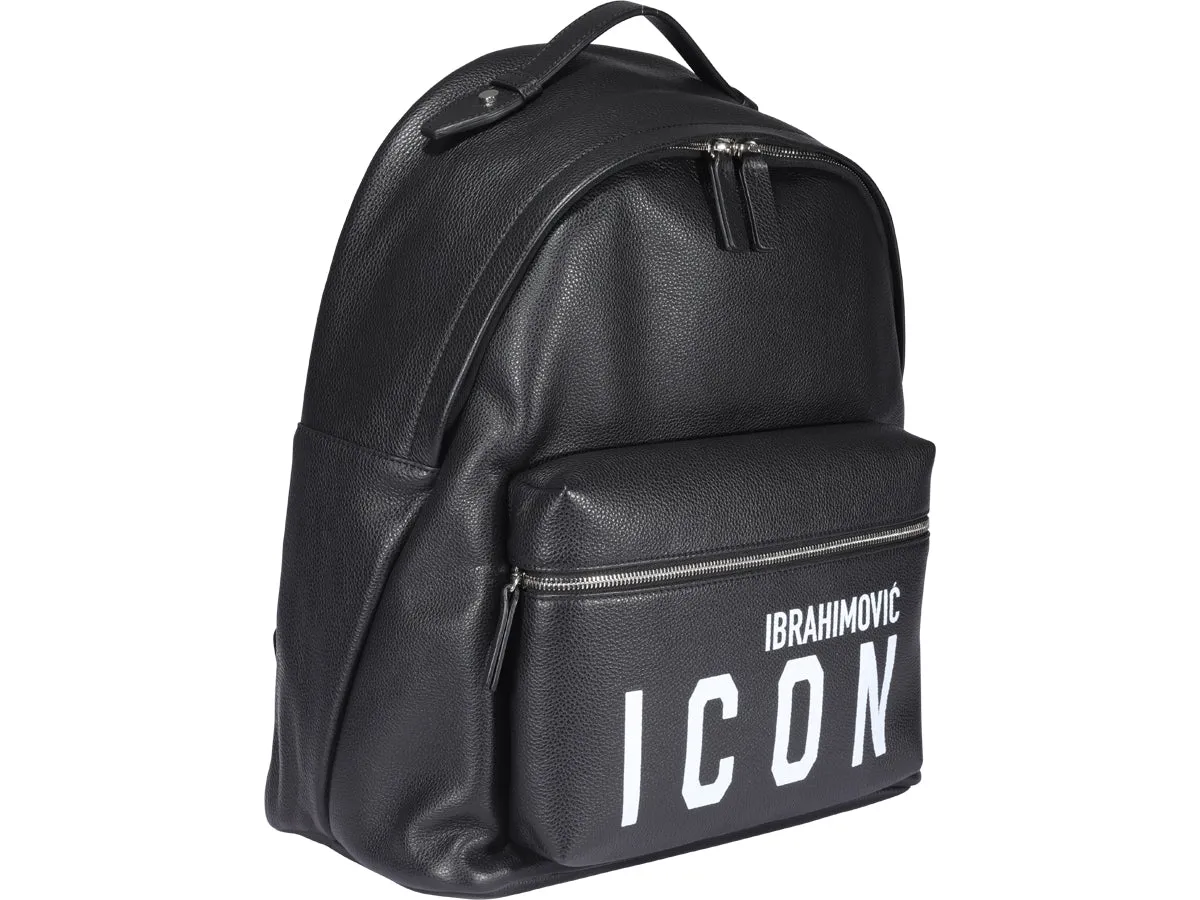 Dsquared2 x Ibrahimovi Icon Logo Print Backpack
