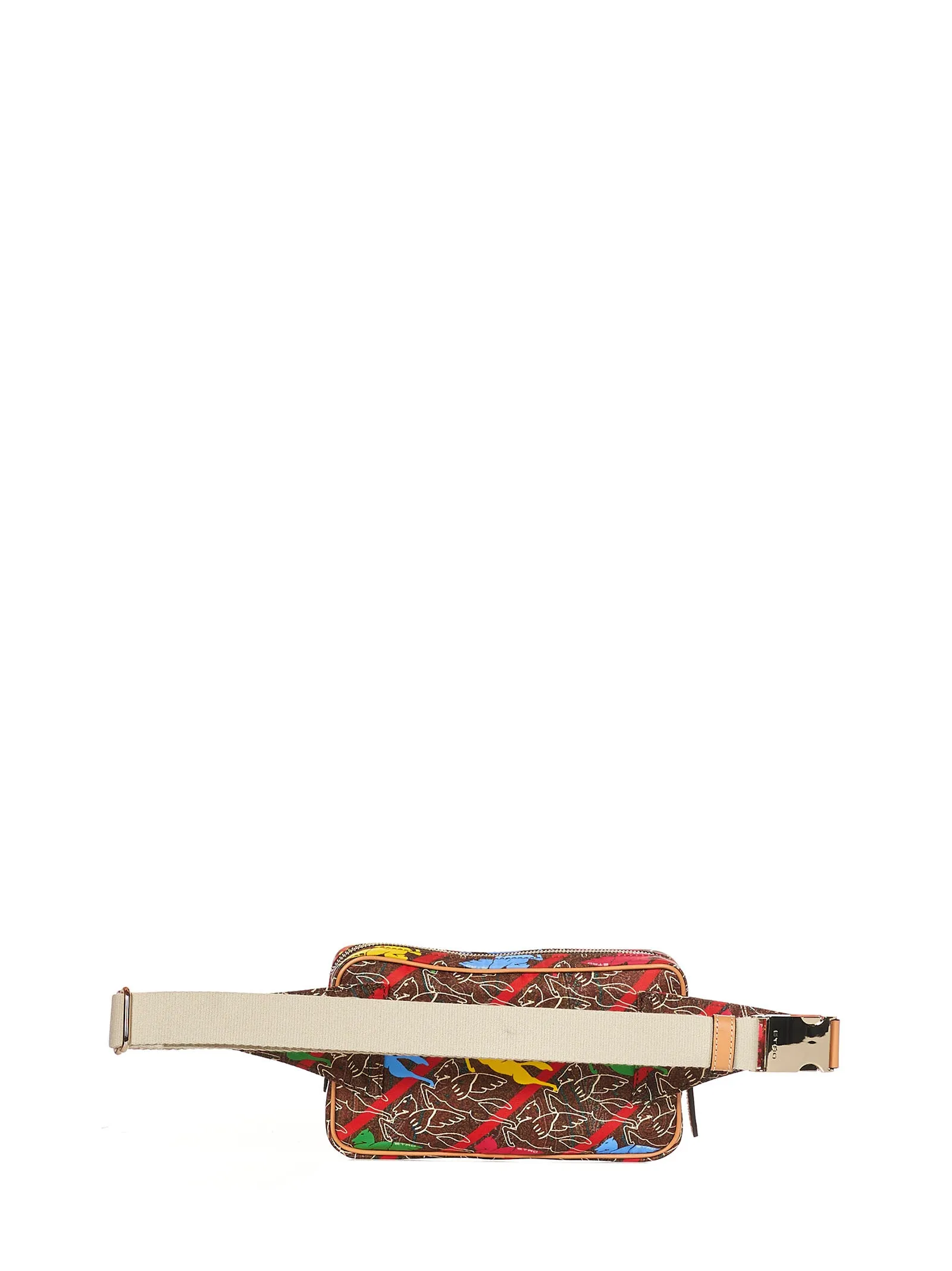 Etro Logo Patch Pegaso Print Belt Bag