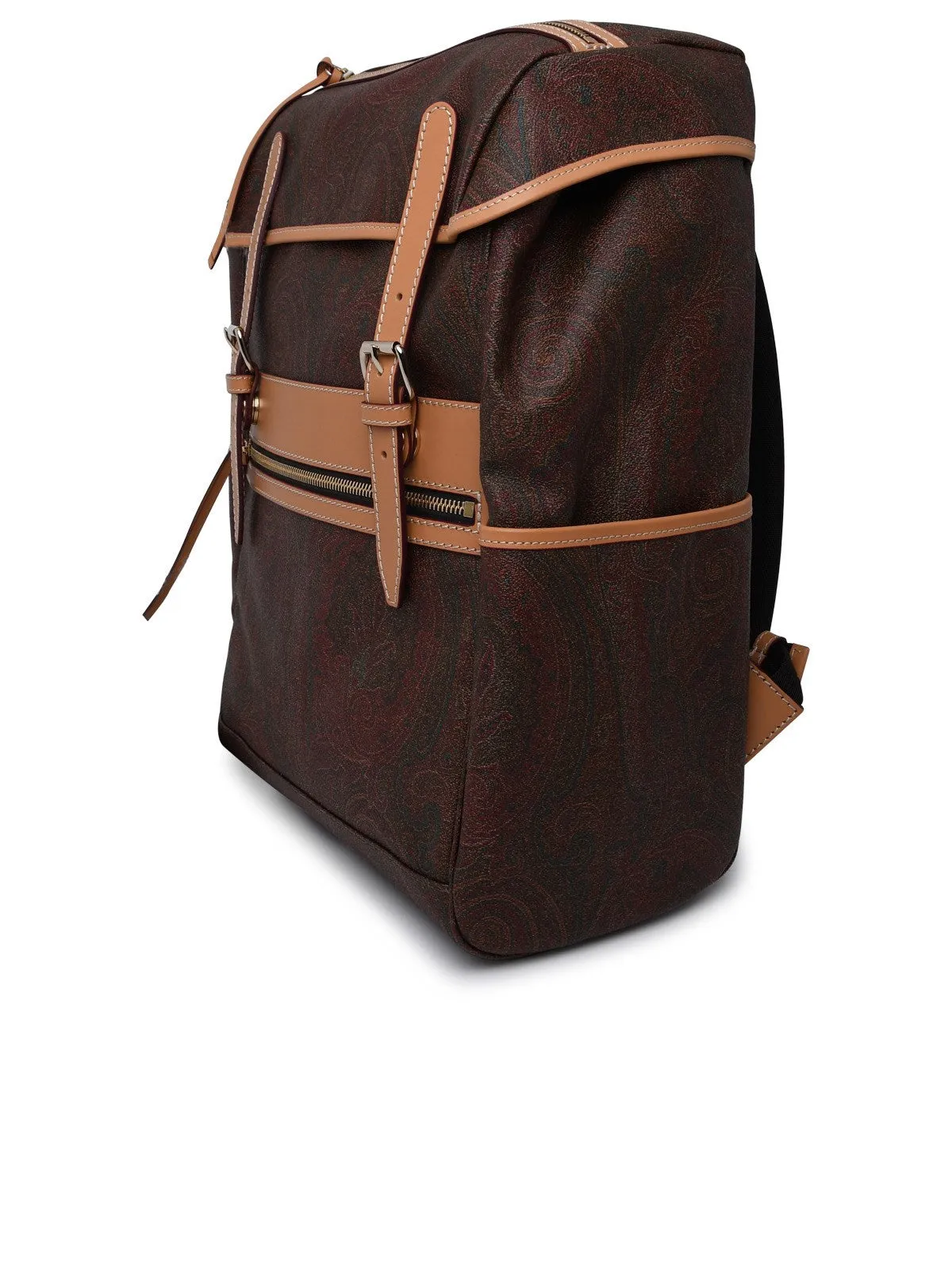 Etro Paisley Print Foldover Top Backpack