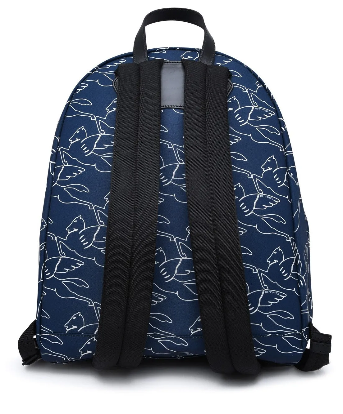 Etro Pegaso Printed Logo Patch Backpack