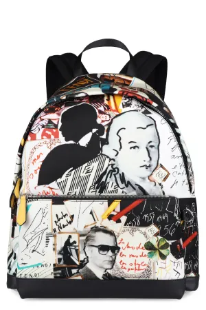 Fendi All-Over Printed Backpack