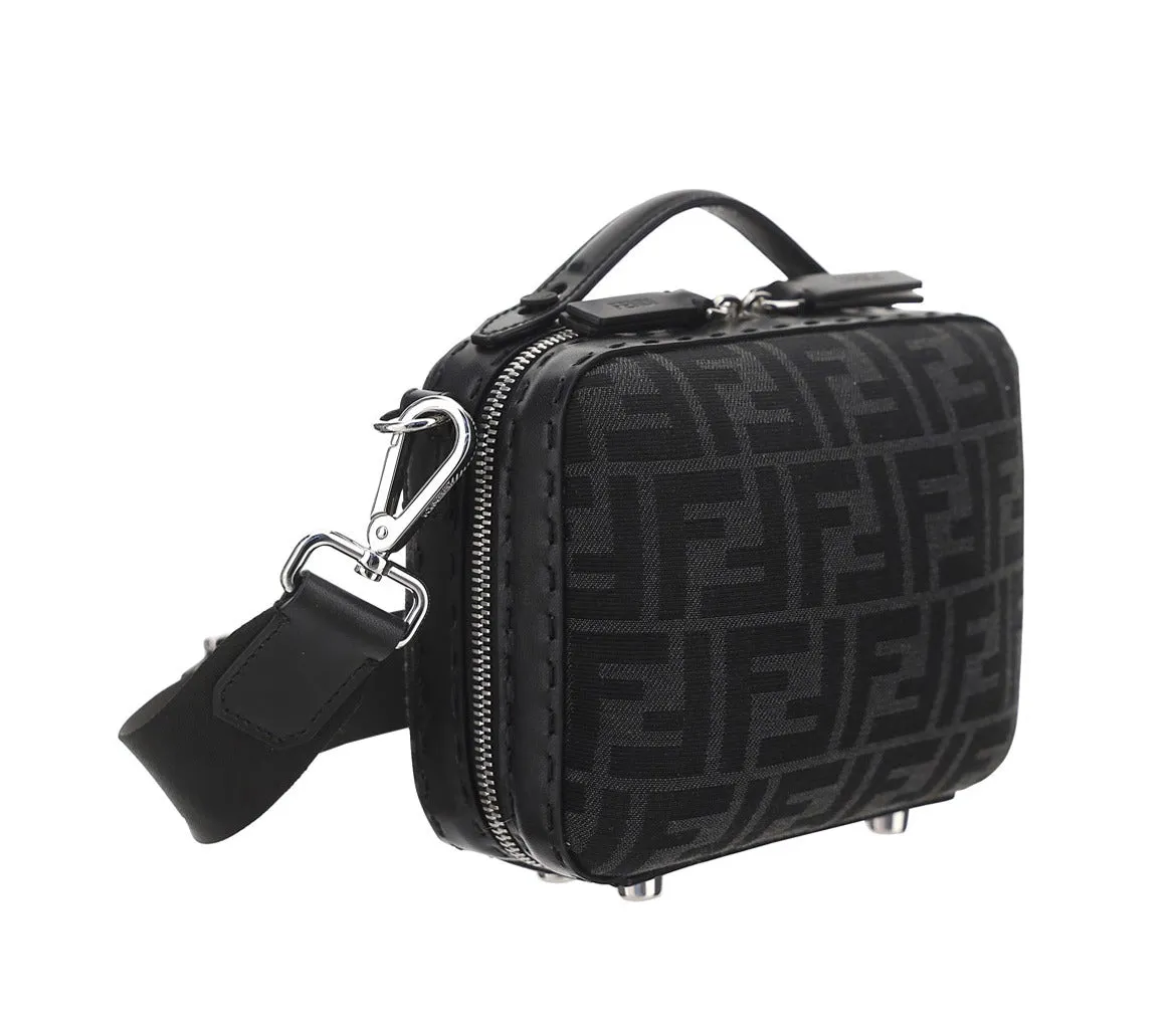 Fendi FF Jacquard Zipped Mini Tote Bag