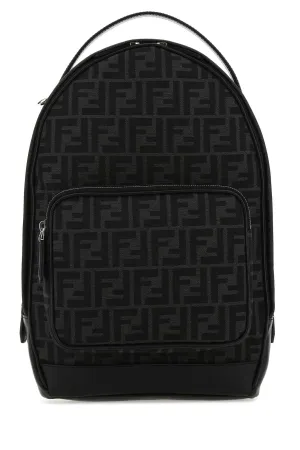 Fendi FF Motif Jacquard Backpack