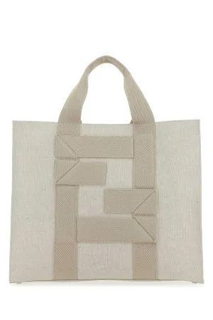 Fendi FF Motif Top Handle Tote Bag