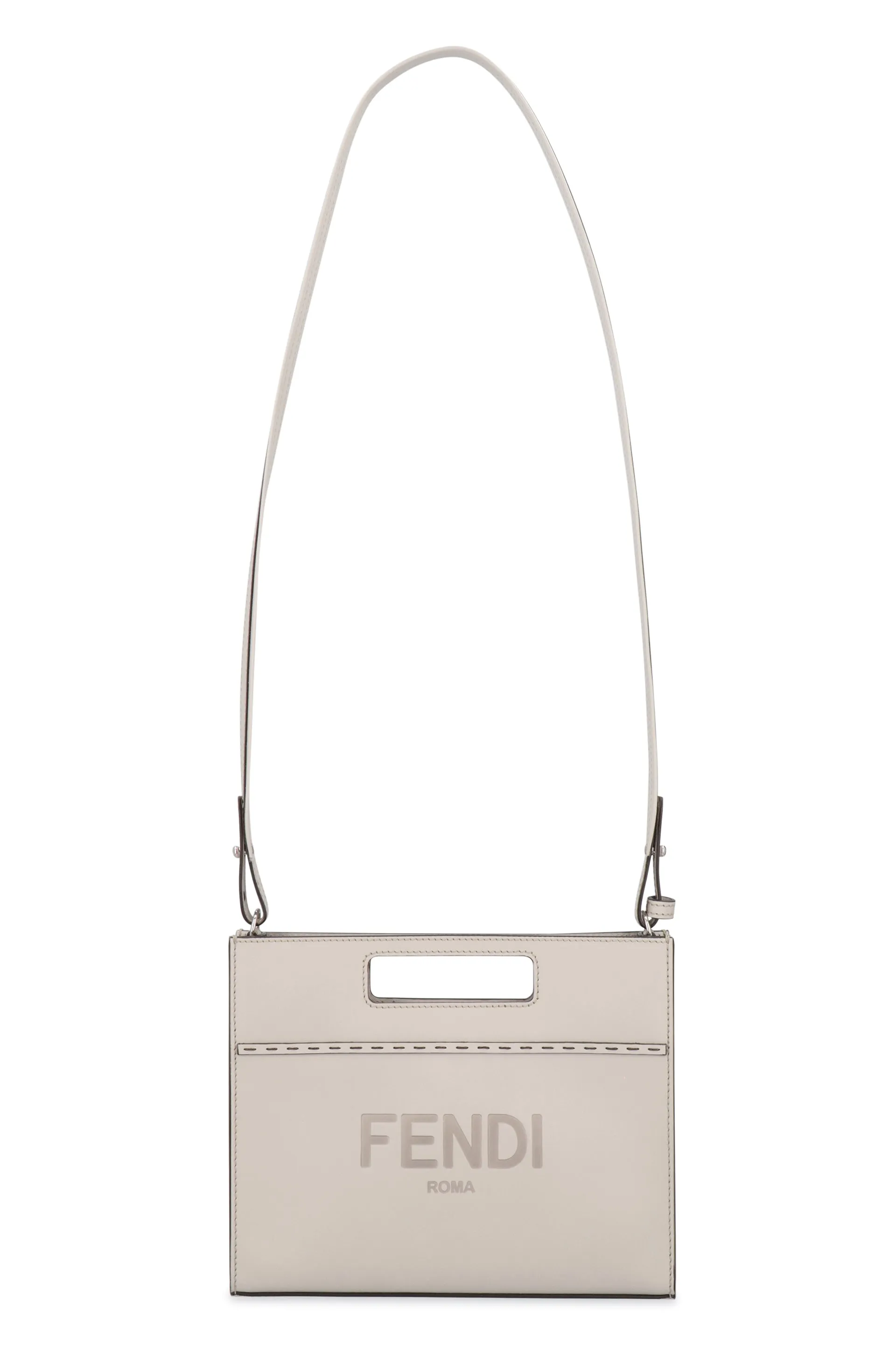 Fendi Logo Debossed Mini Tote Bag