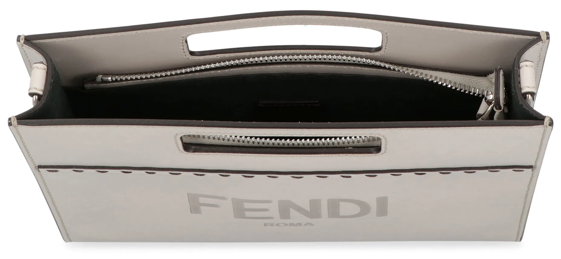 Fendi Logo Debossed Mini Tote Bag