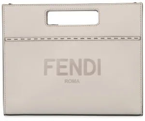 Fendi Logo Debossed Mini Tote Bag