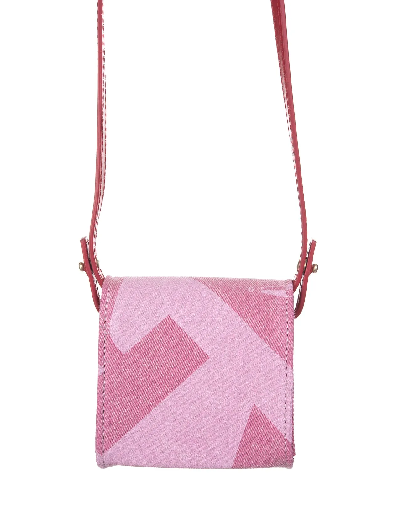 GCDS Logo Plaque Foldover Messenger Bag