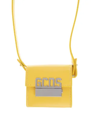 GCDS Logo Plaque Foldover Messenger Bag