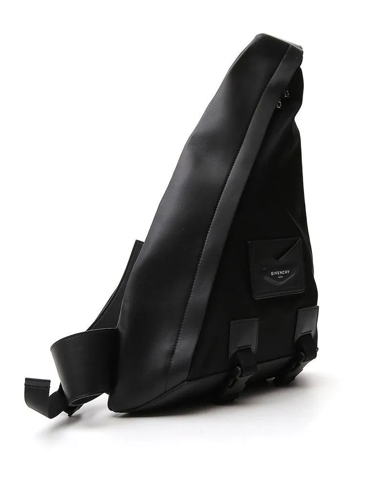 Givenchy Logo Patch Triangle Backpack