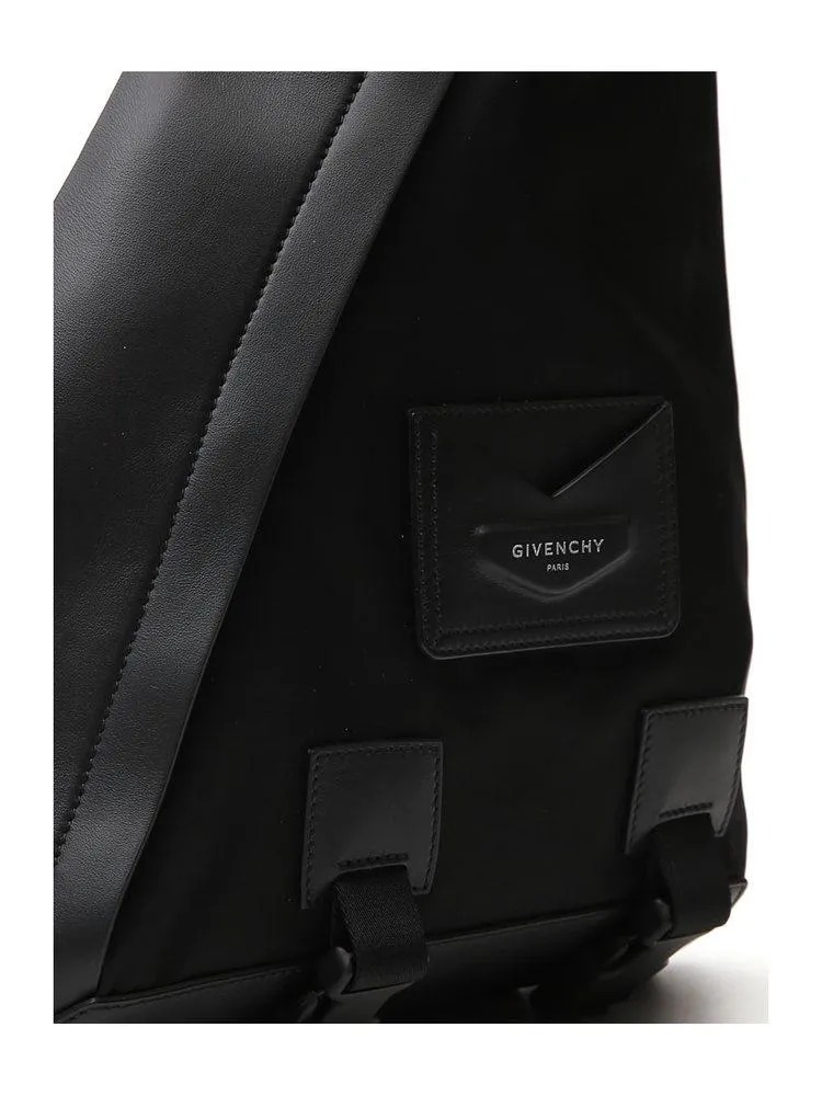 Givenchy Logo Patch Triangle Backpack